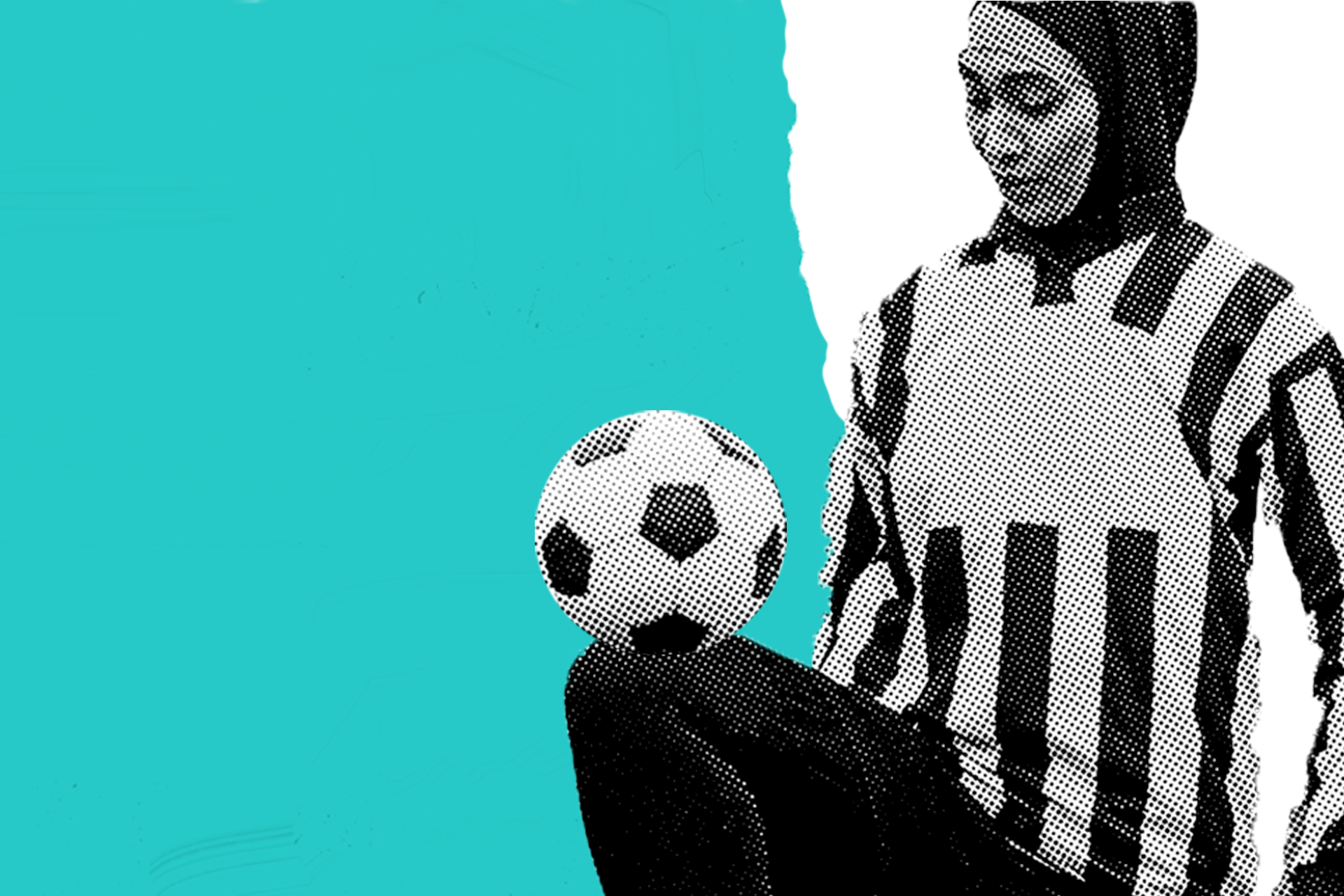 The image has a female soccer player bouncing a soccer ball off of her knee. This image is the cover of the "Birdseye Report: Industry Deep Dive on Sports" outlining the biggest social trends in sports.. 