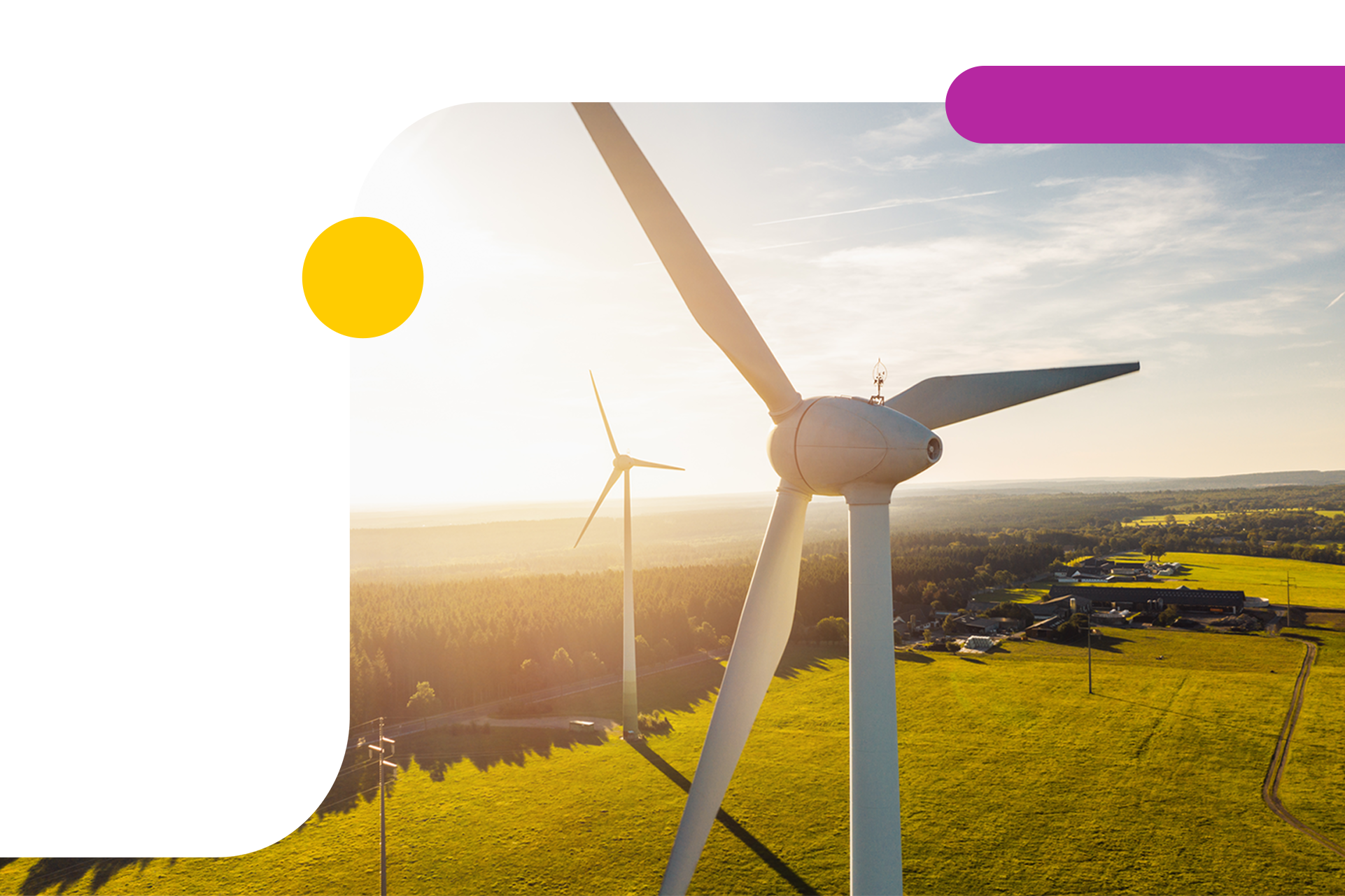 Image of a windmill. Header switching to sustainable societies guide.