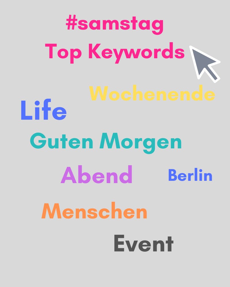 Top Hashtag Samstag