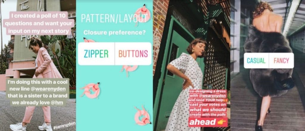 sondage influenceurs instagram stories