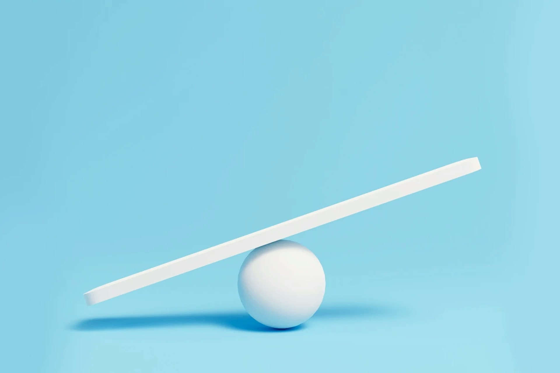 illustration of a seesaw to demonstrate how to measure brand awareness