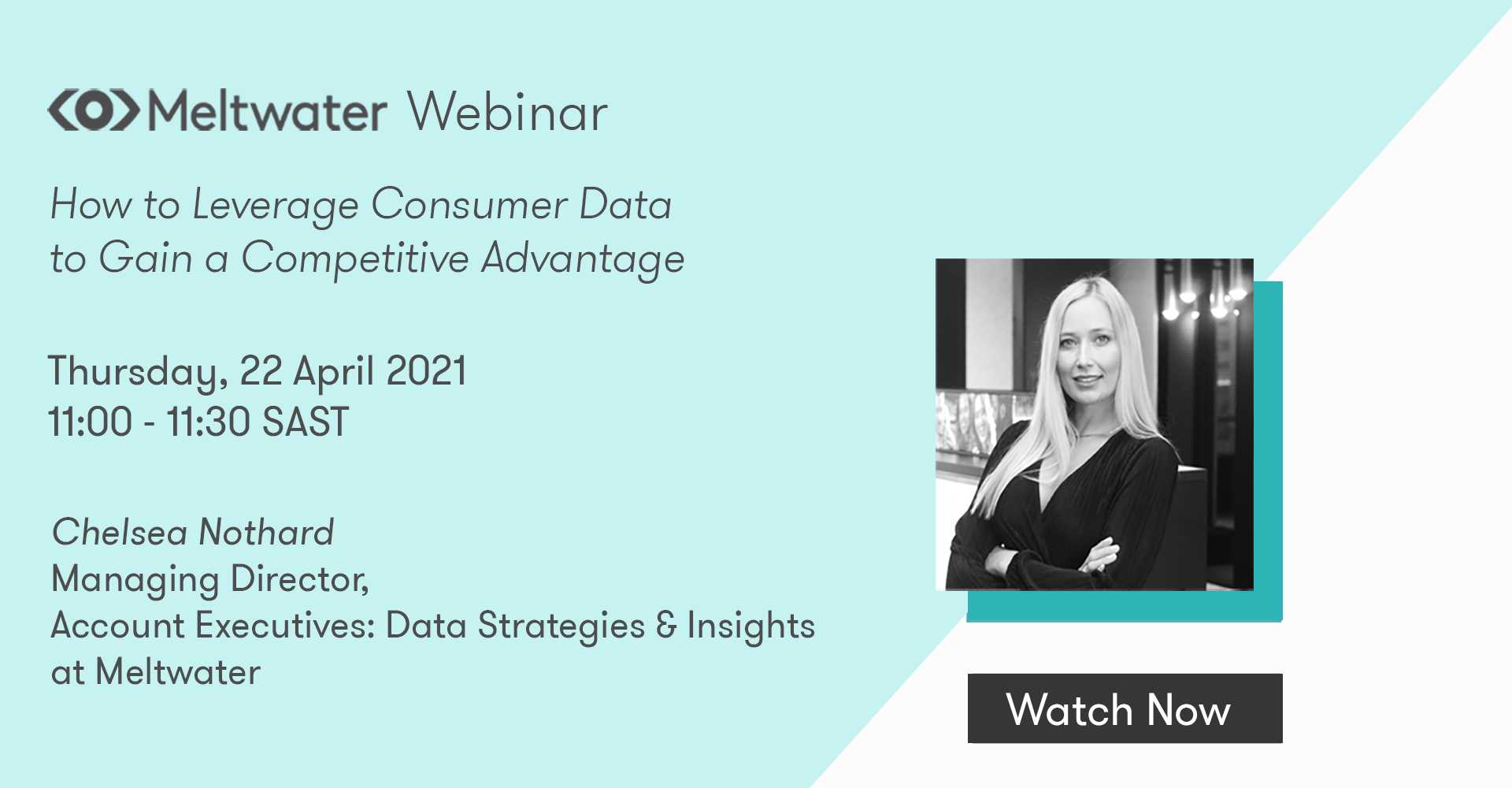 meltwater webinar on how to leverage consumer data to gain a competitive advantage