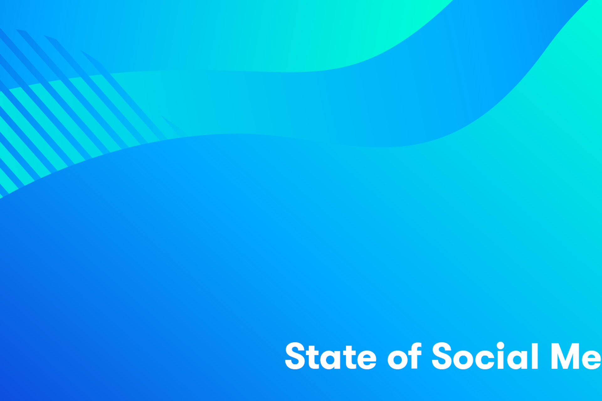 State of Social media report