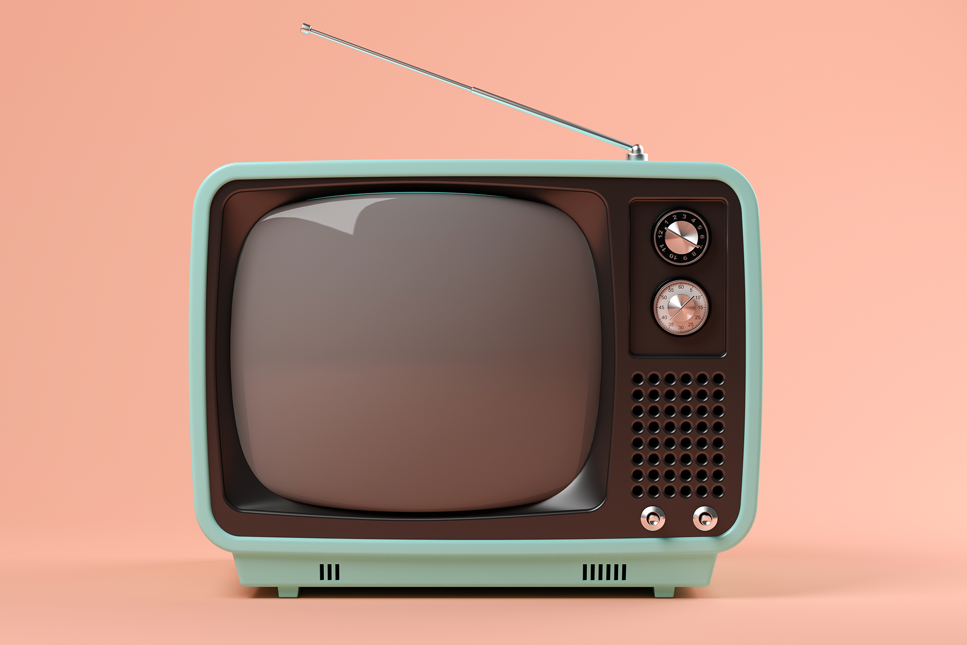 Ein Retrofernseher als Titlebild für unseren Brand Awareness Guide