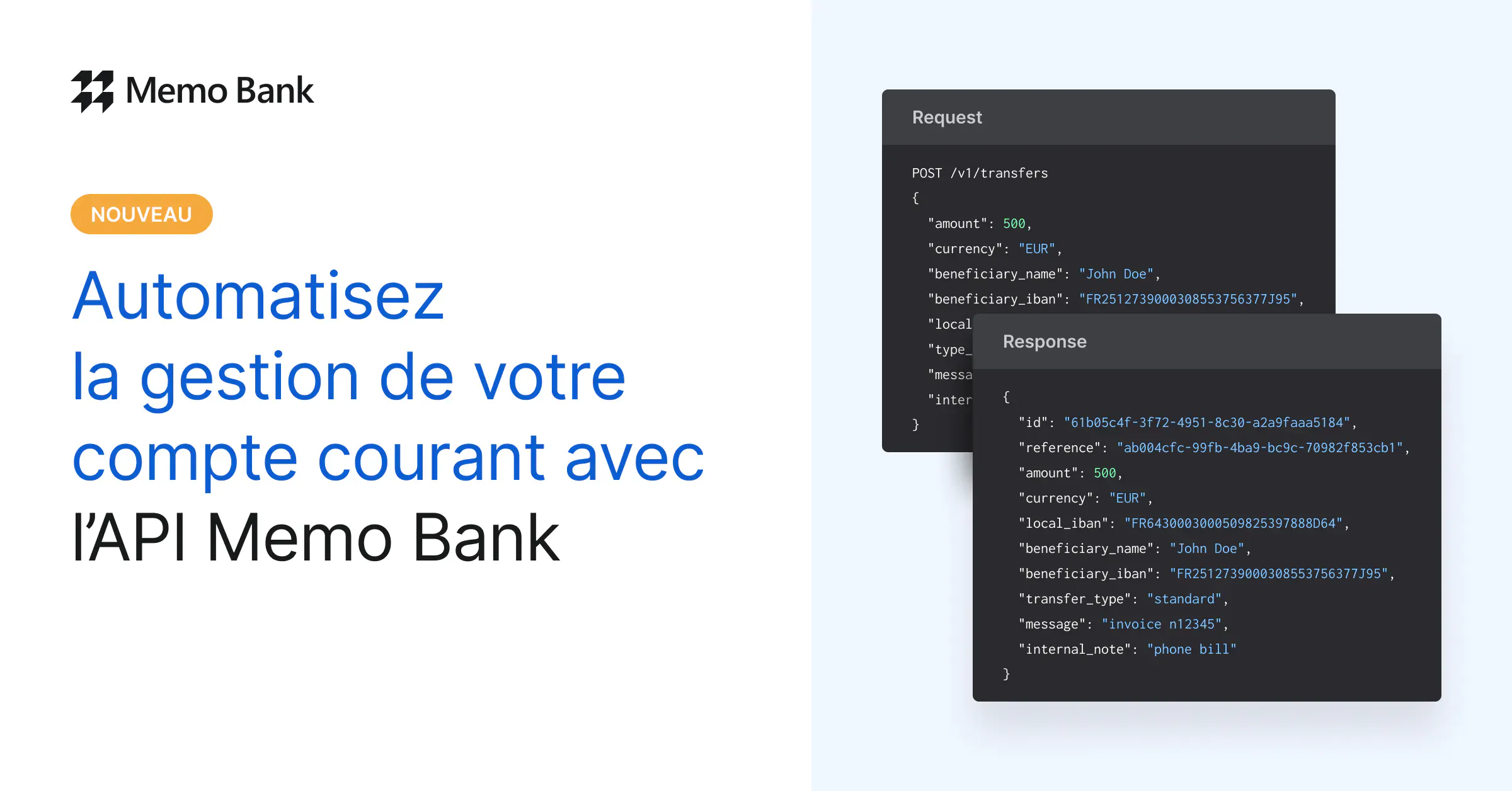 Api Memona L’API Memo Bank est disponible | Memo Bank
