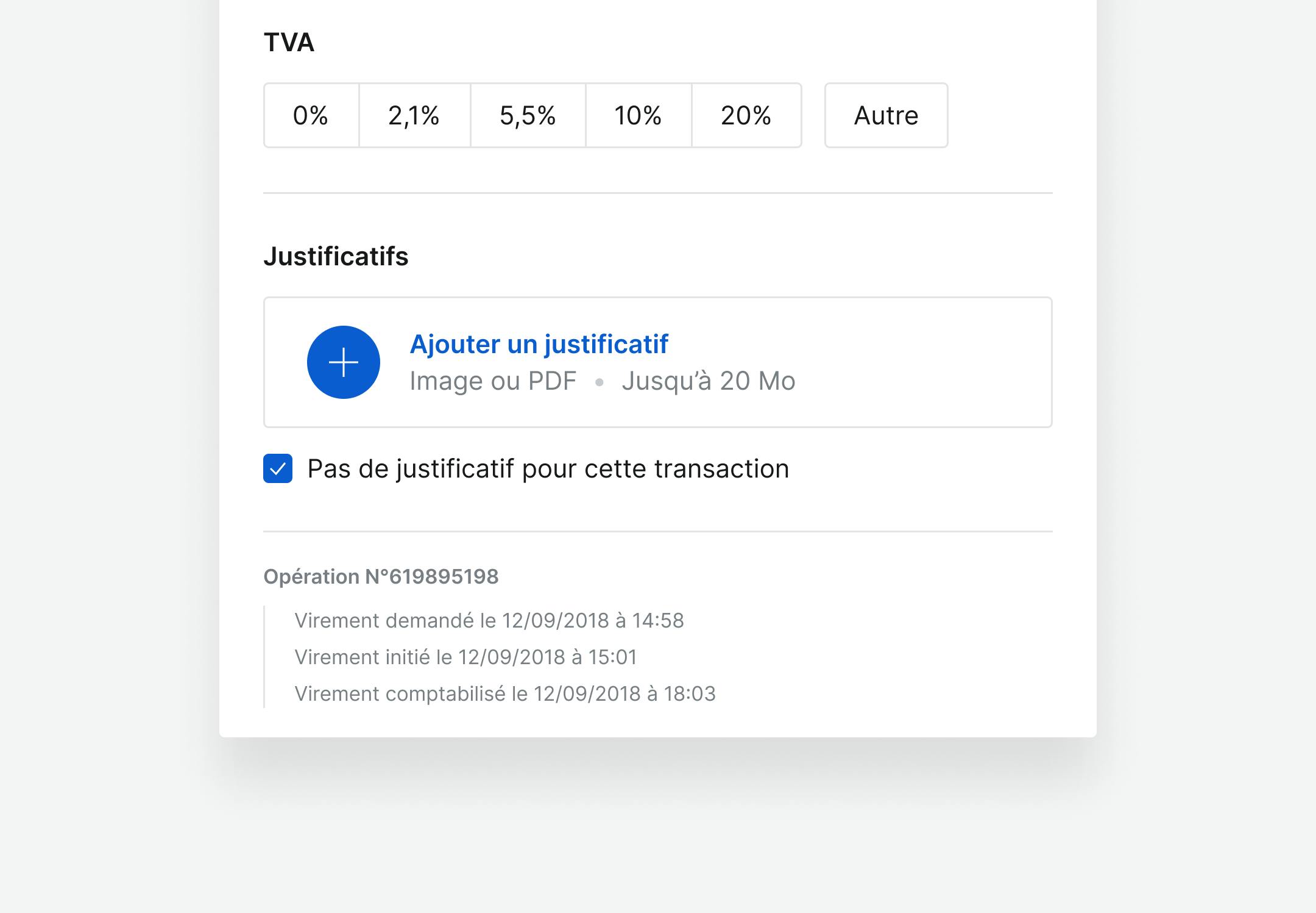 Pas besoin de justificatif ? Pas de problème (et pas de rappel).