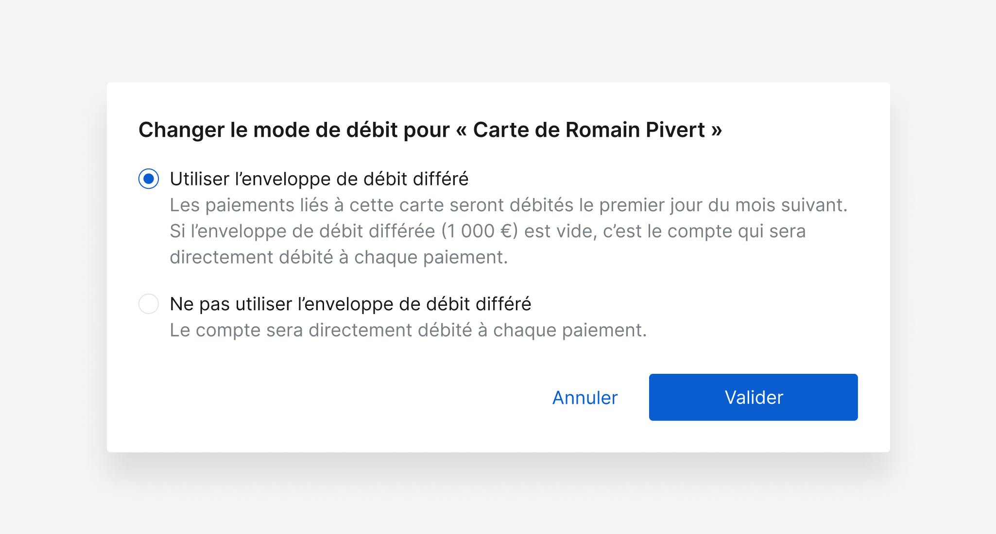 Plafond de paiement