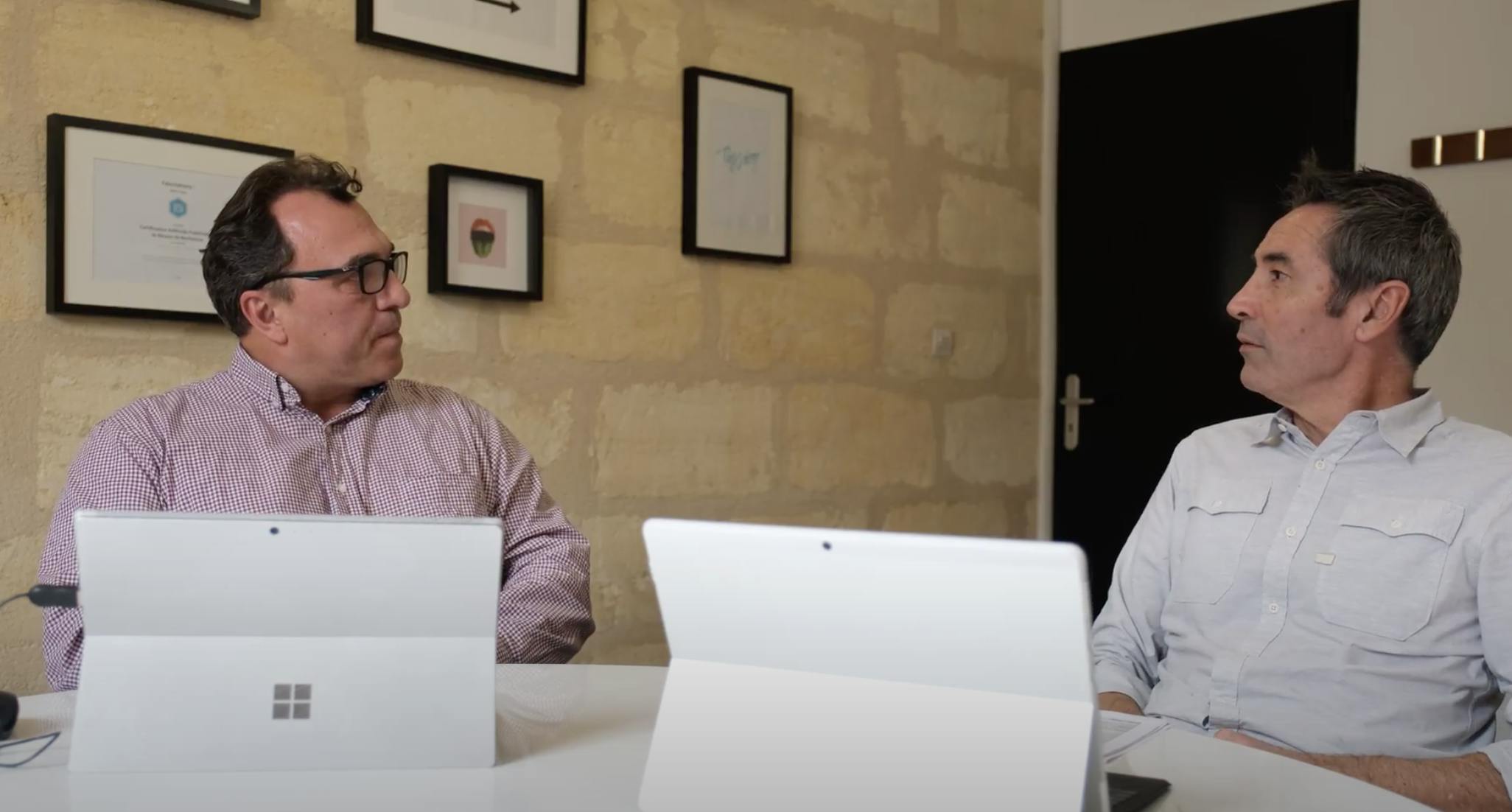 Yann Rambaud, fondateur de Vertical Square et Frédéric Mengeot, fondateur de B52.