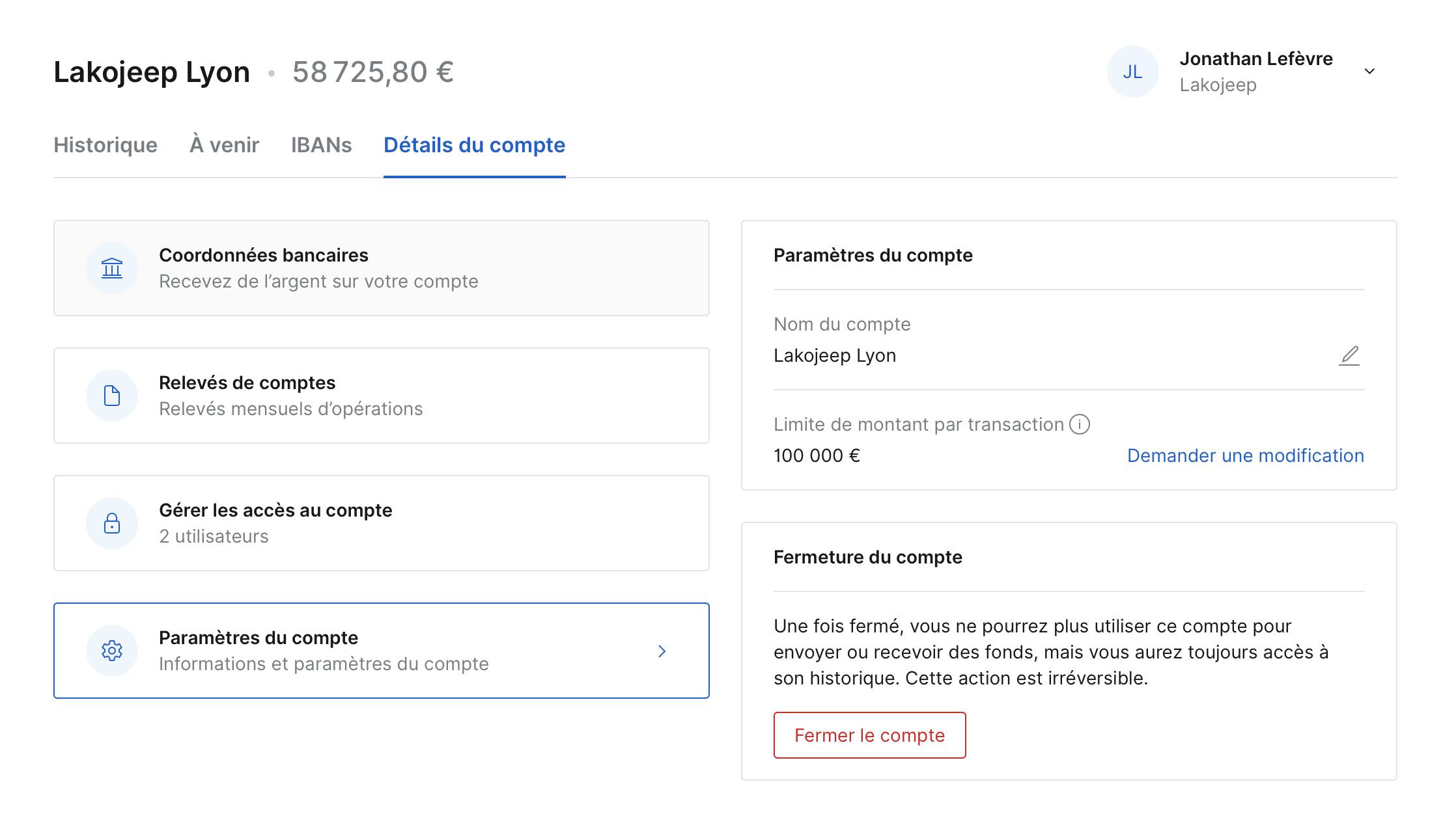 Plafond de paiement