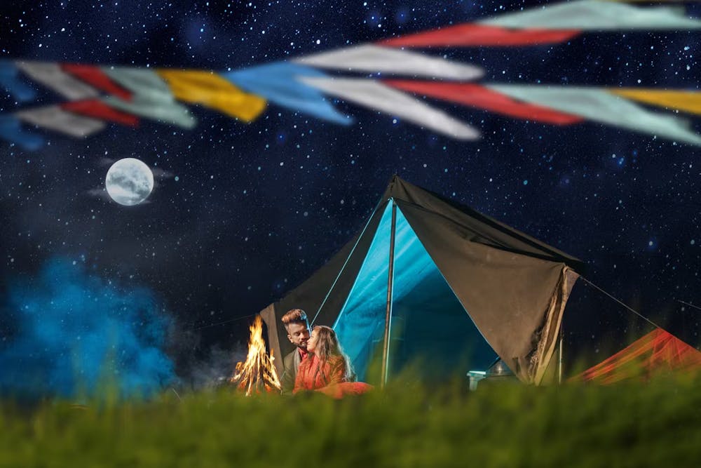 Couple photography in the mountains pic