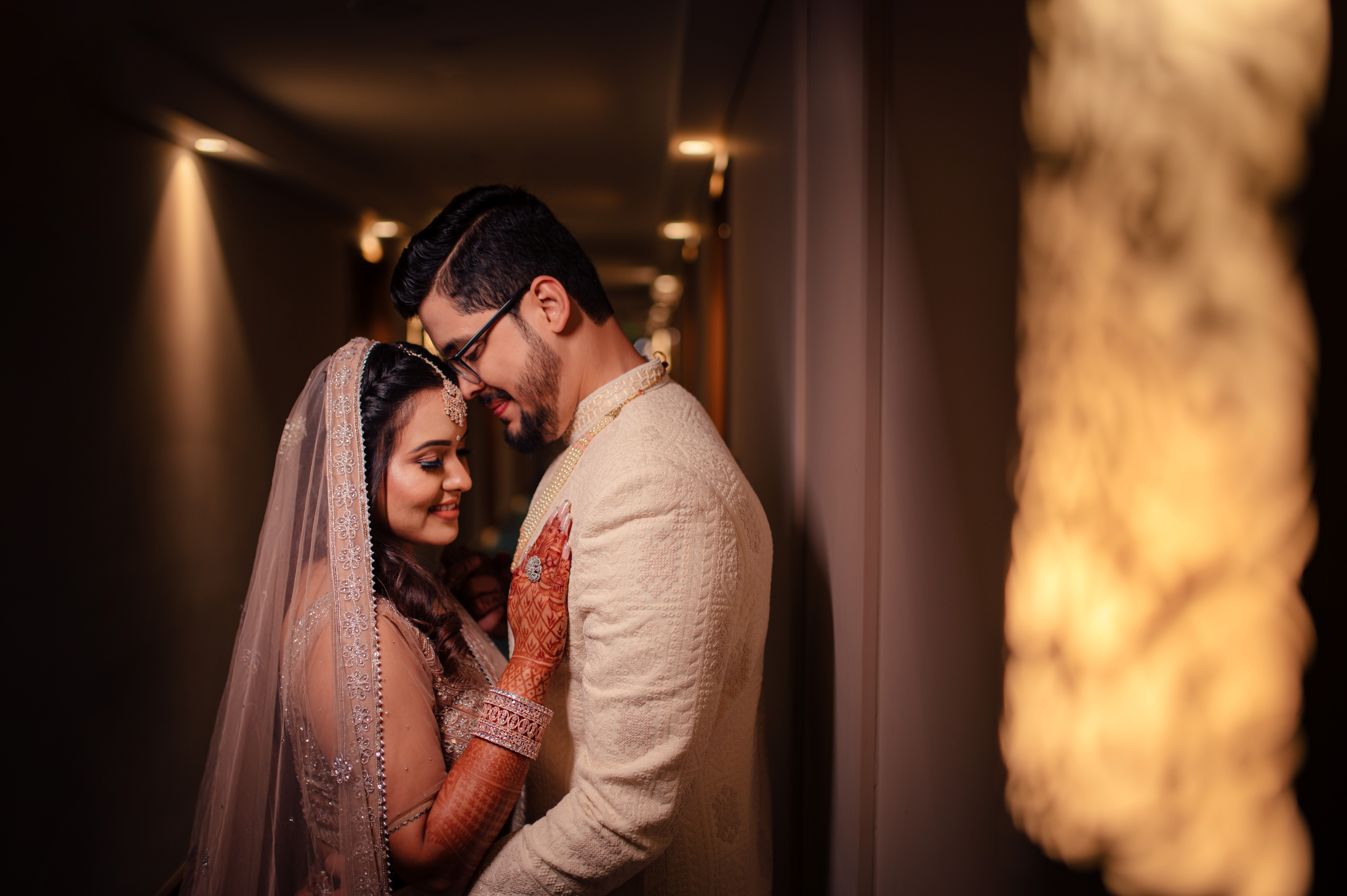 Indian engagement photoshoot poses