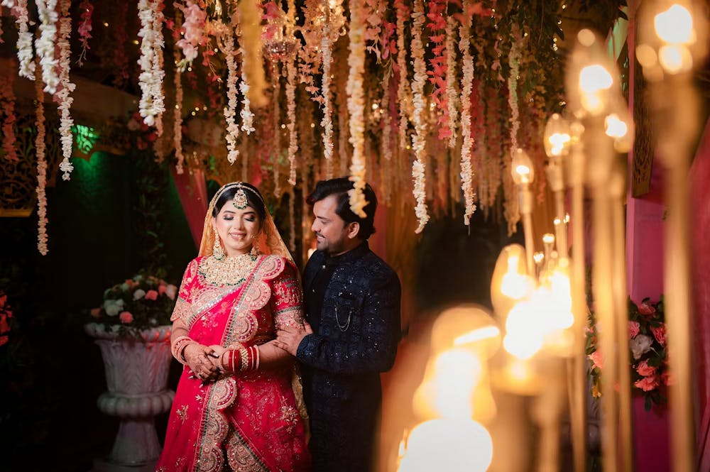 Wedding couples photo of their wedding day