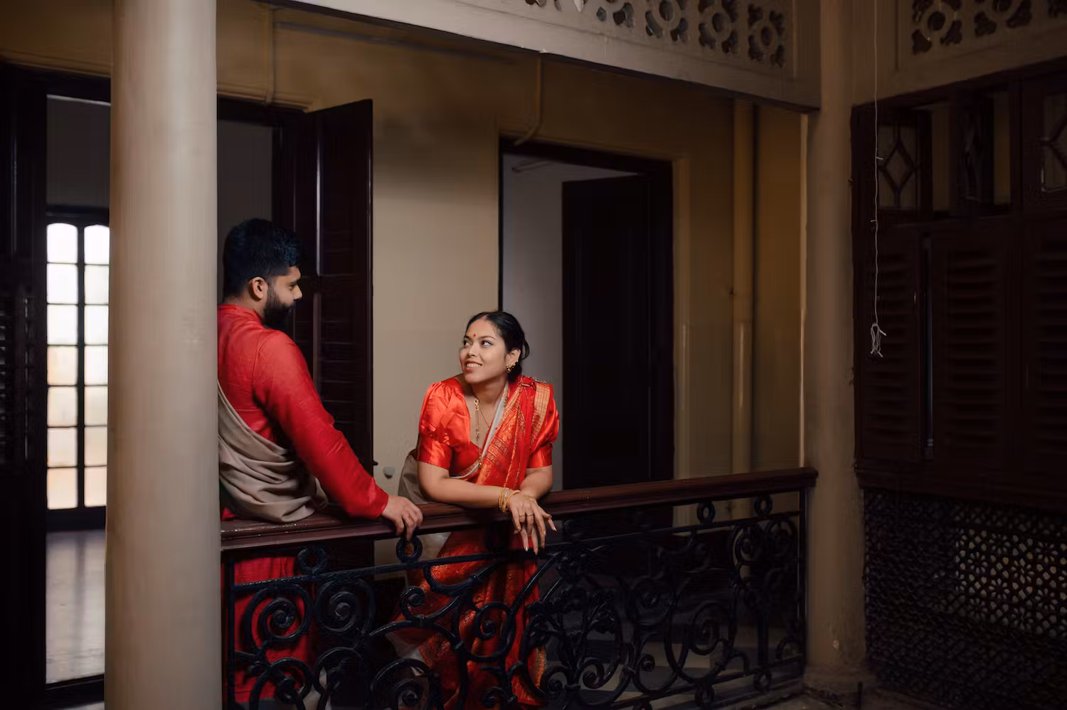 Sreerampore Rajbari couple wedding shoot pic