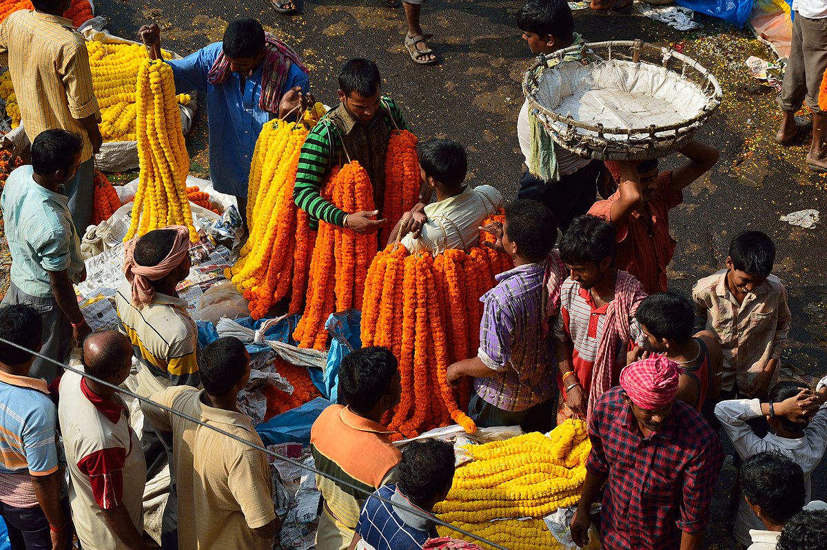 Mallick Ghat Flower Market