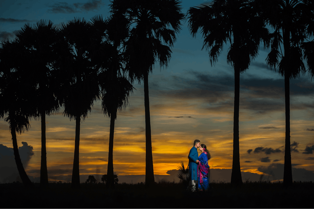 sunset couple photoshoot