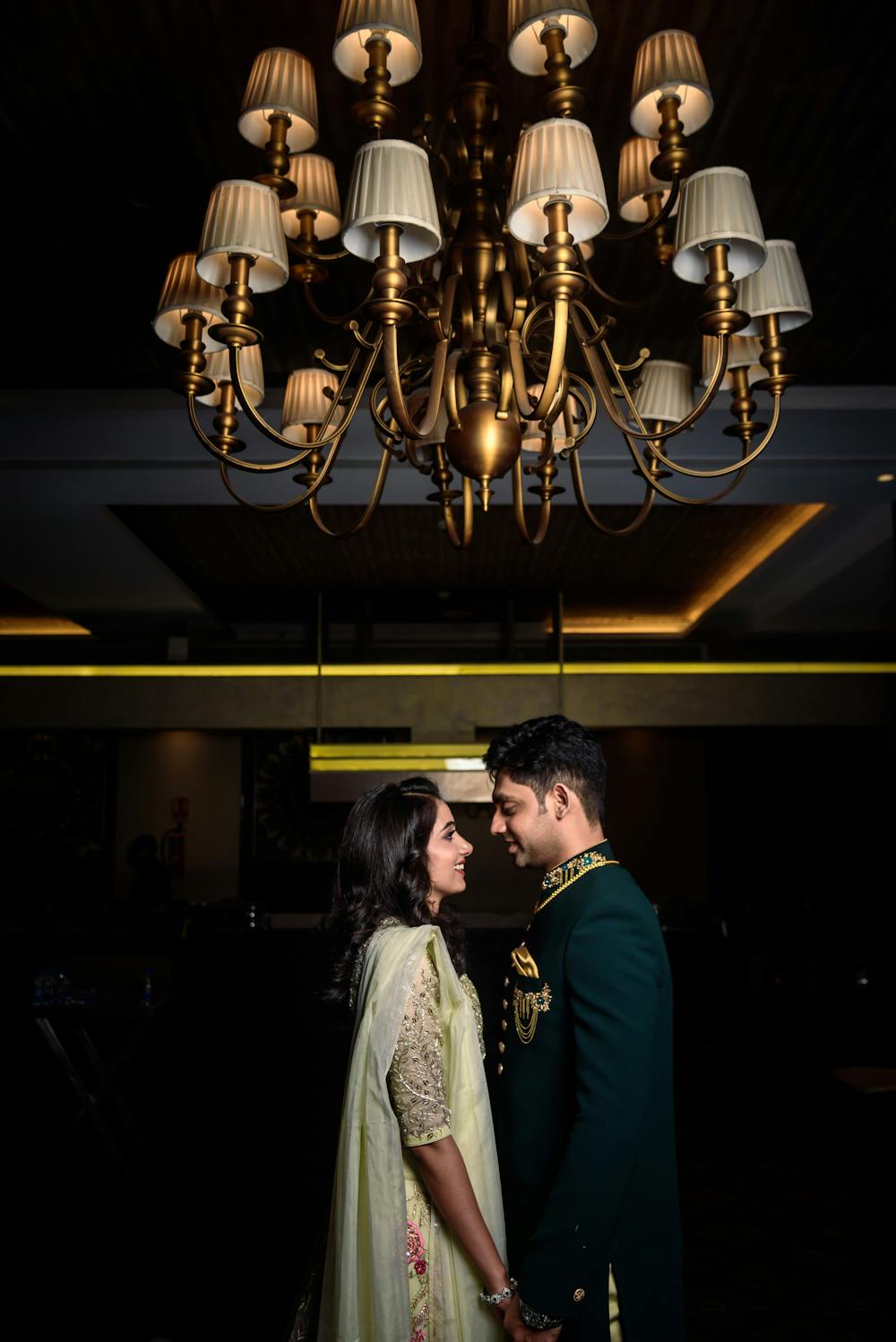 Indian engagement photoshoot poses