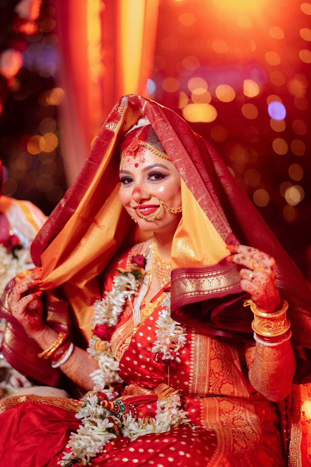 bengali bridal saree design