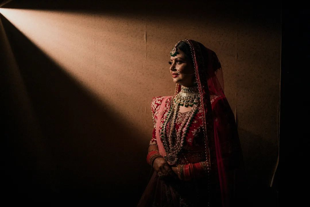 Candid bridal photoshoot pic