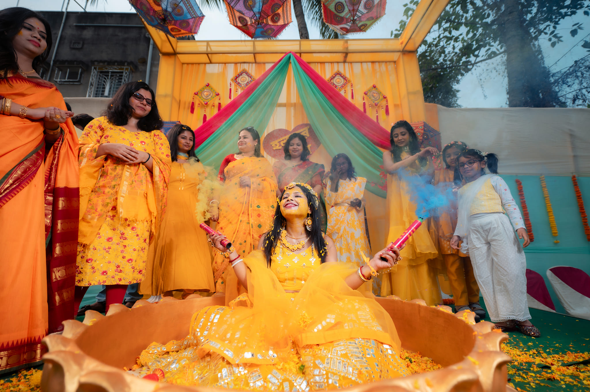 Haldi of Madhulekha & Ayan