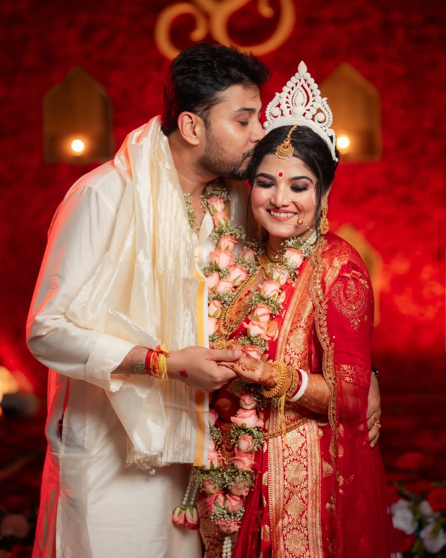 Photograph of Bengali Bride and Groom