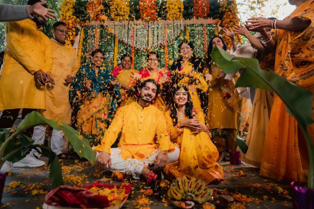 Bengali Wedding Haldi Photoshoot