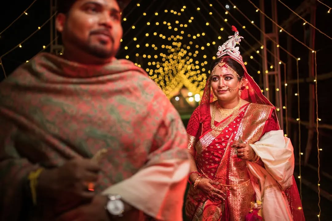 Photograph of Bengali Bride And Groom