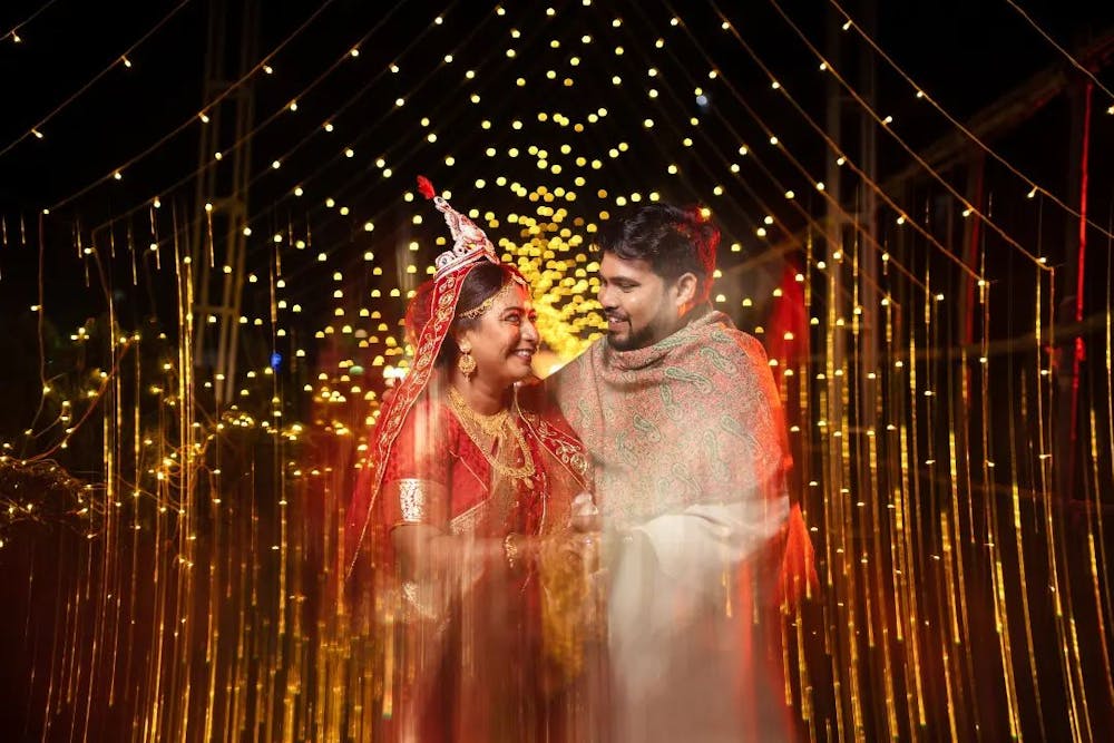 Photograph of Bengali Bride And Groom