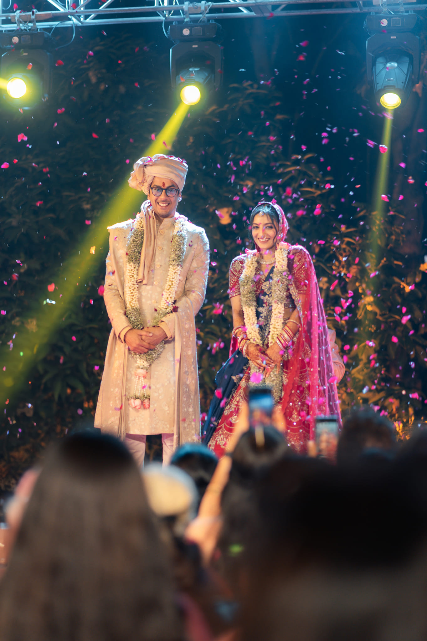 Sujay and Vishaka at their Indian Wedding