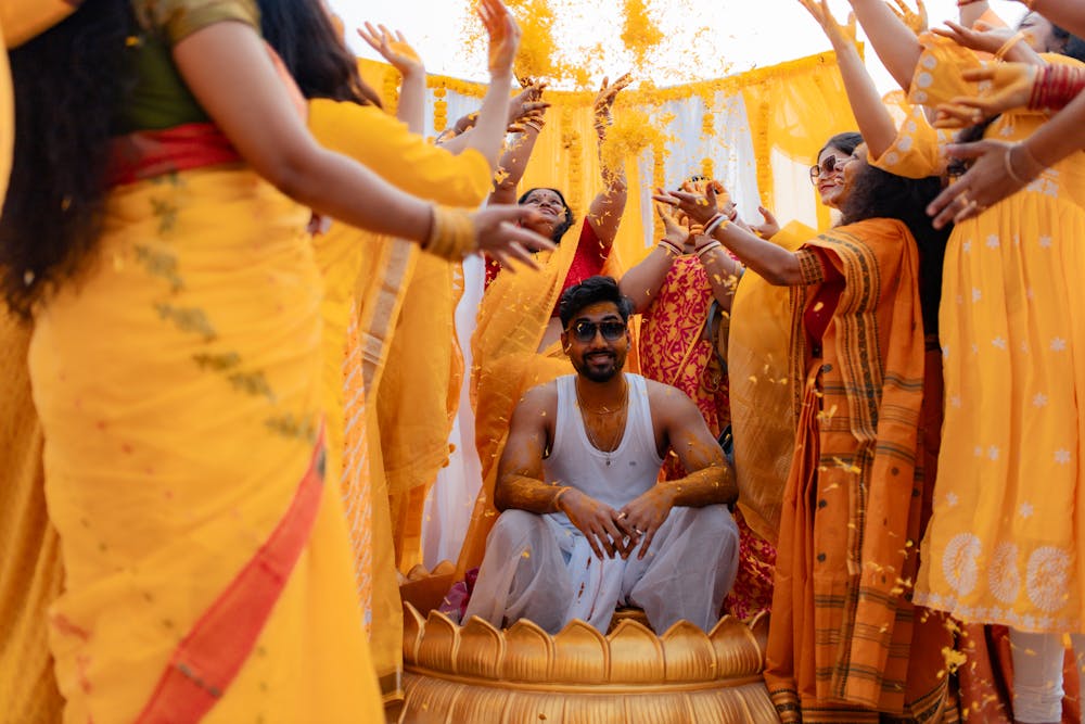 santanu's haldi photoshoot