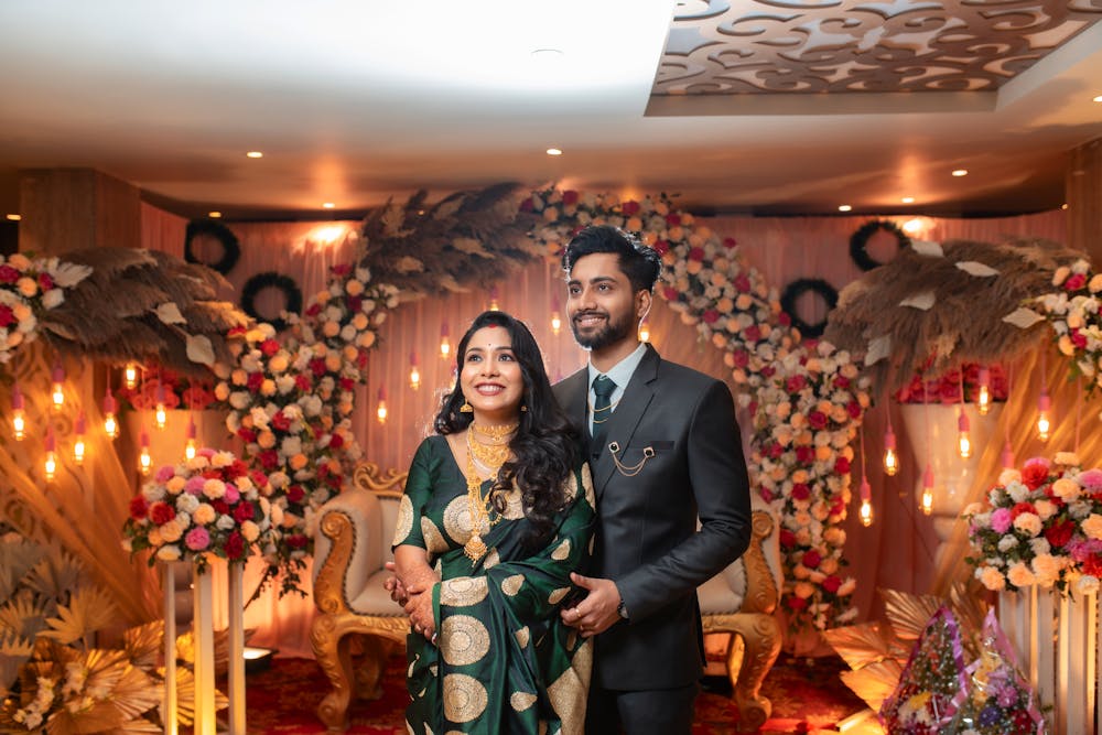 Udita and Santanu's Wedding reception