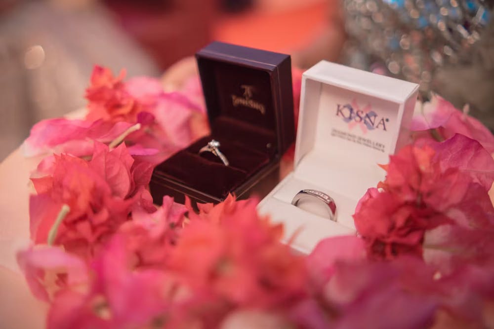 Engagement rings in engagement ceremony Kolkata