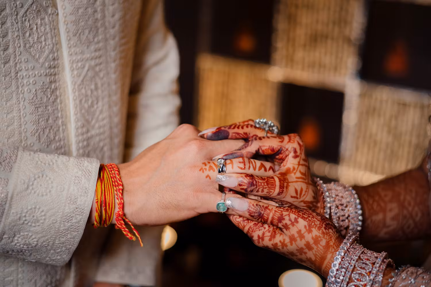 Ring exchange during engagement ceremony Kolkata
