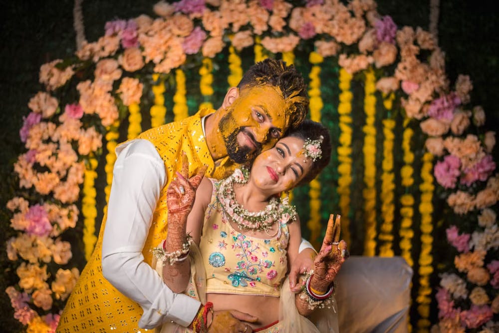 Best wedding photo ideas for Indian haldi ceremony