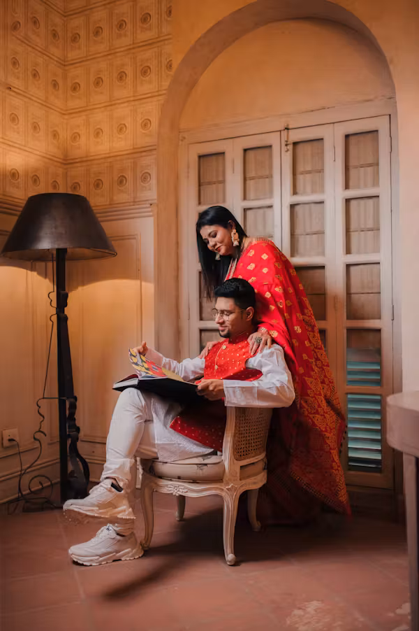 Couple pre-wedding photoshoot pic