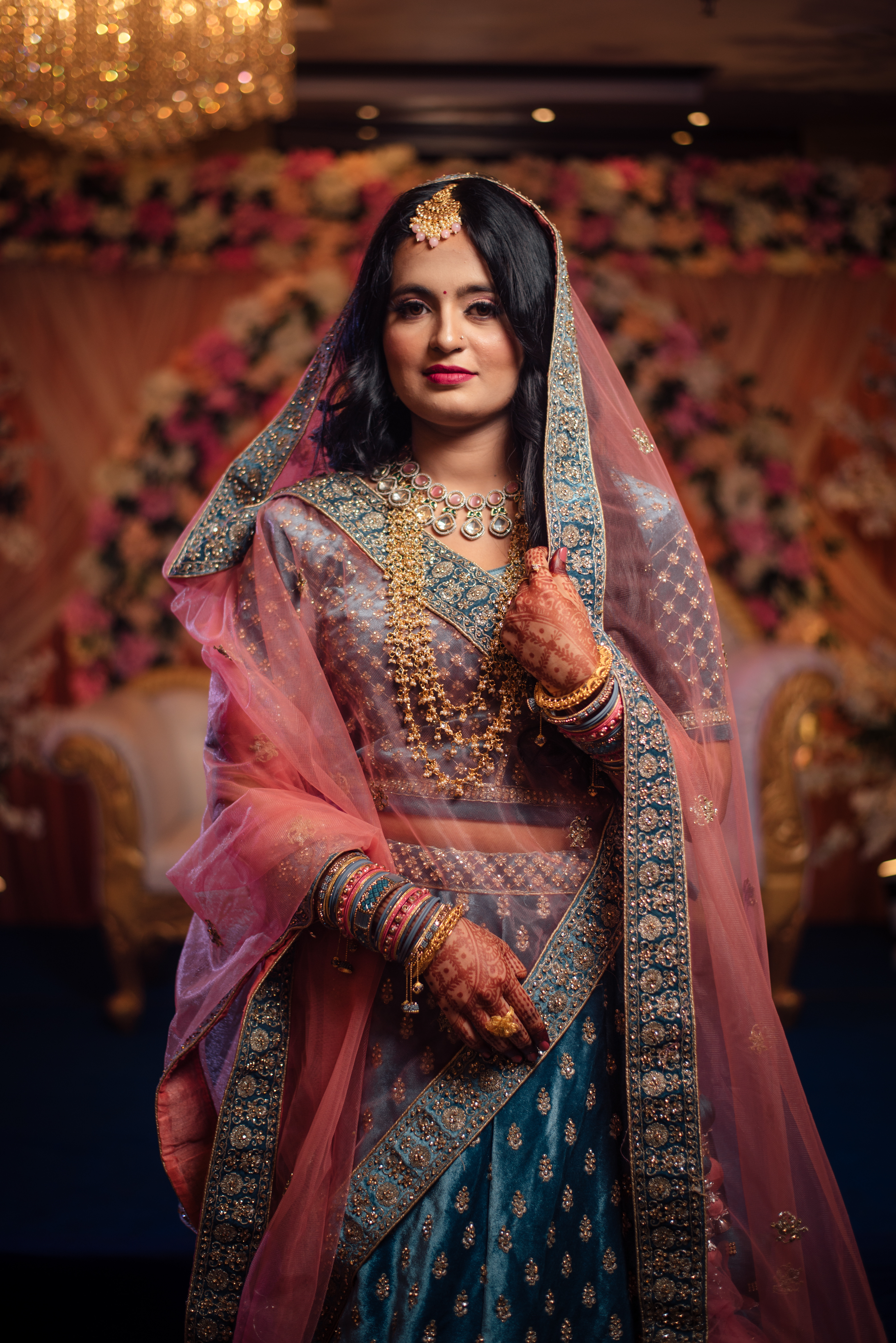 A royal single bridal image