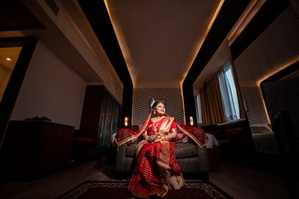 The Bengali bride in her perfect armour