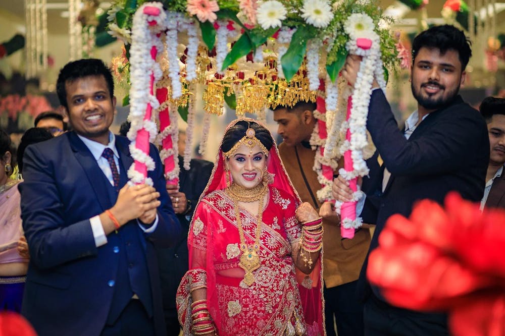 beautiful bridal entry