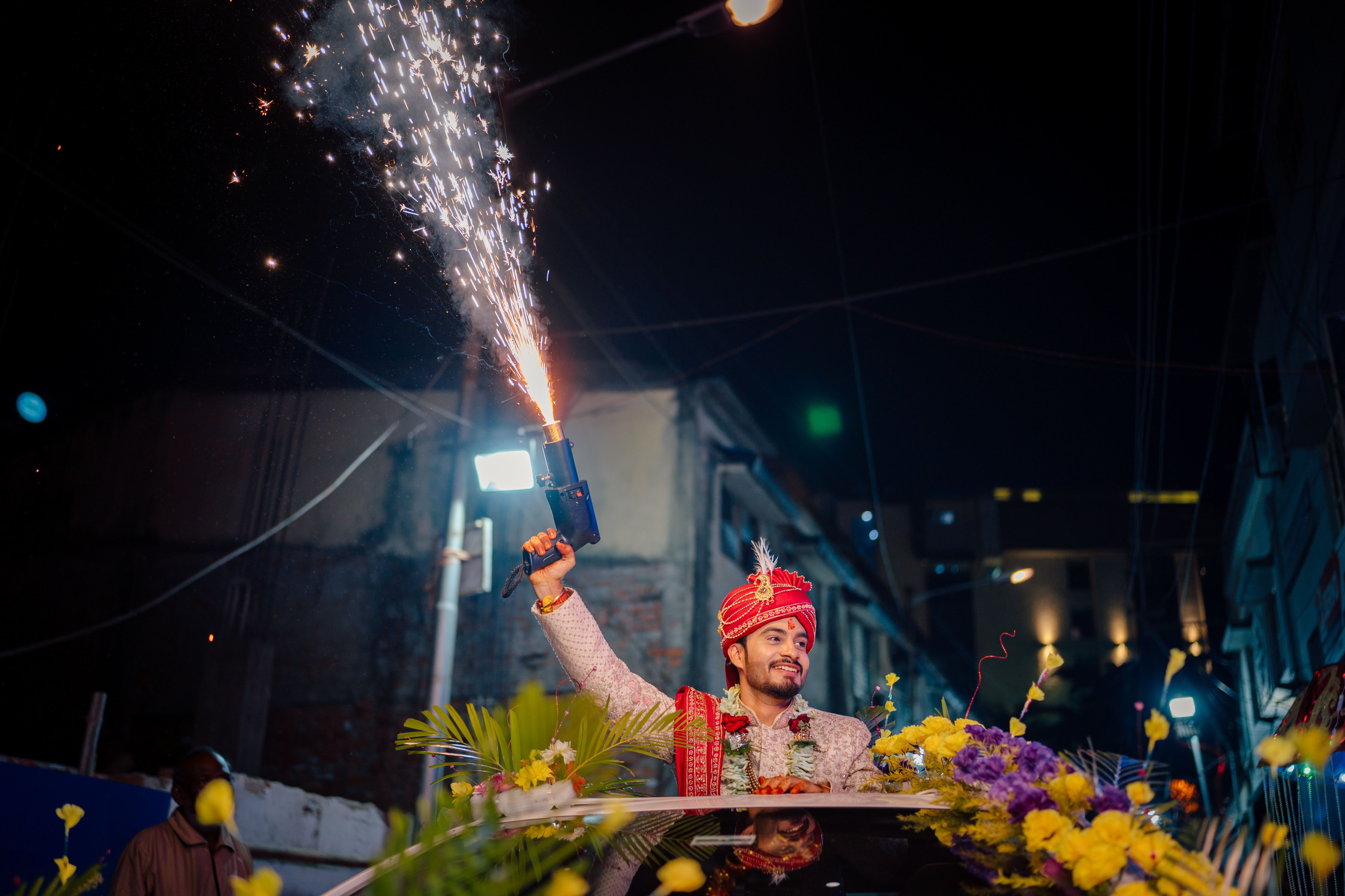 Groom Entry Vintage Car
