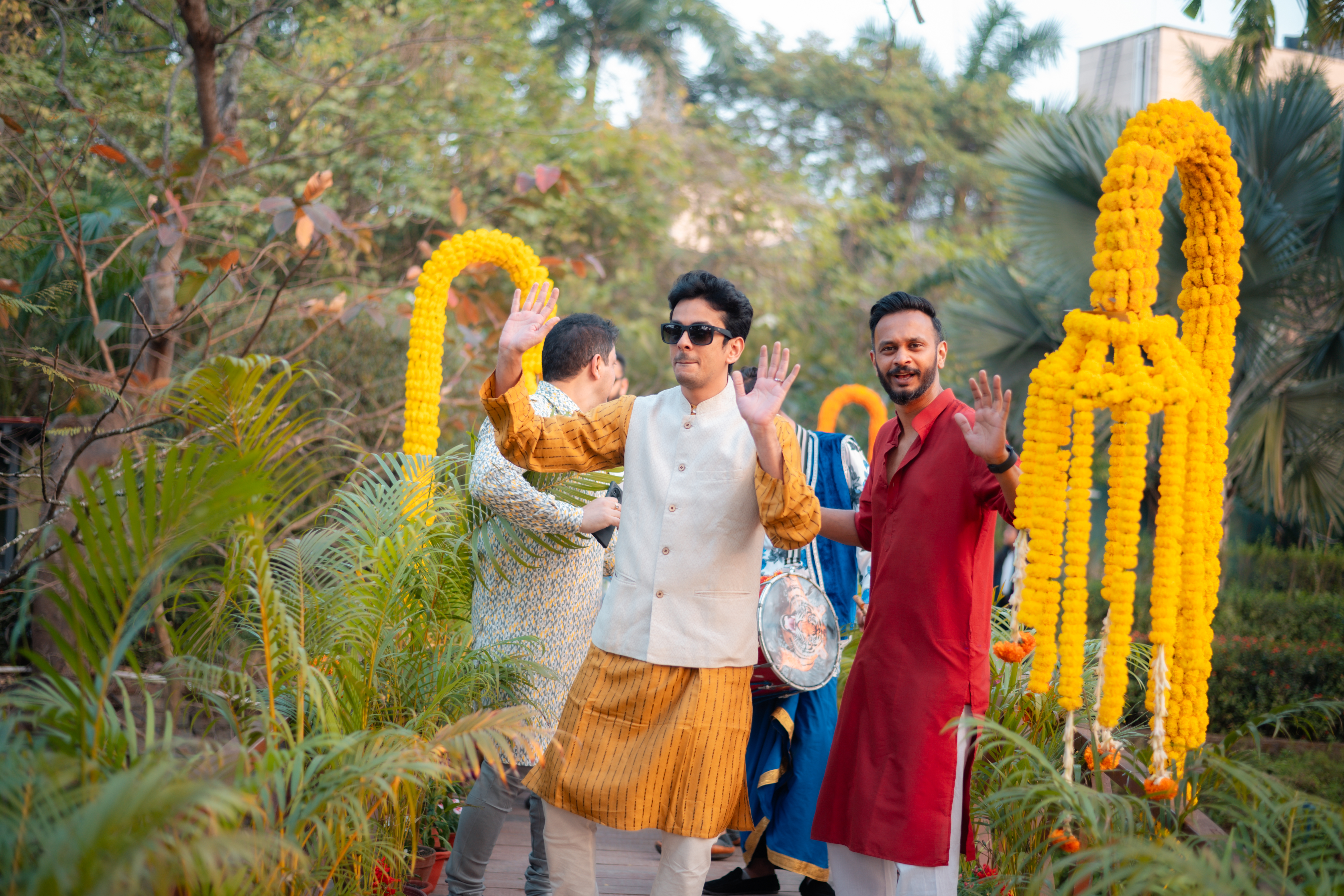 Groom haldi poses