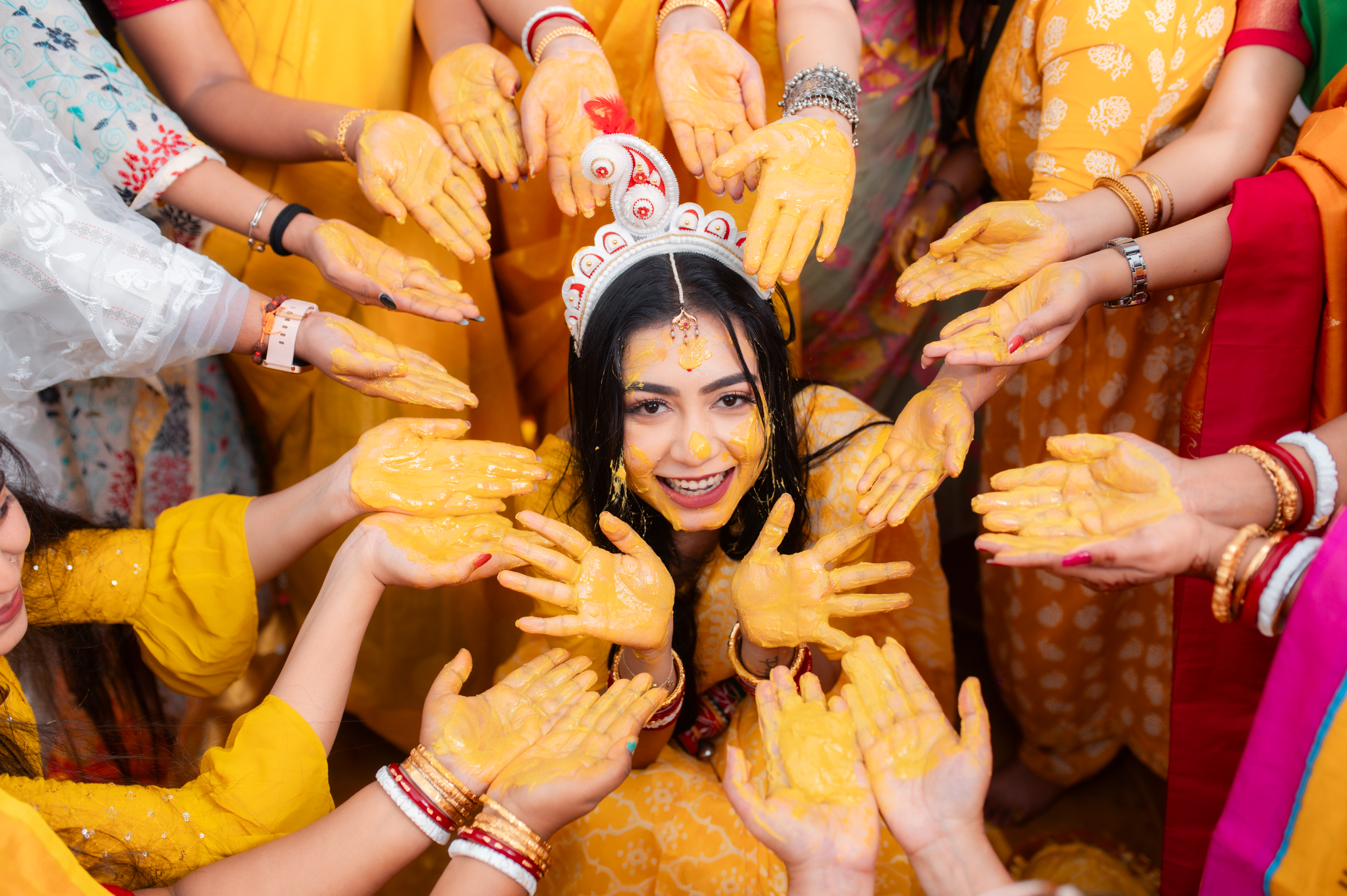 Riya haldi photography