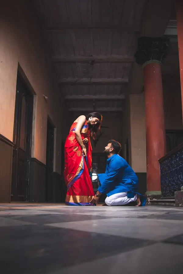 Pre wedding photography pose