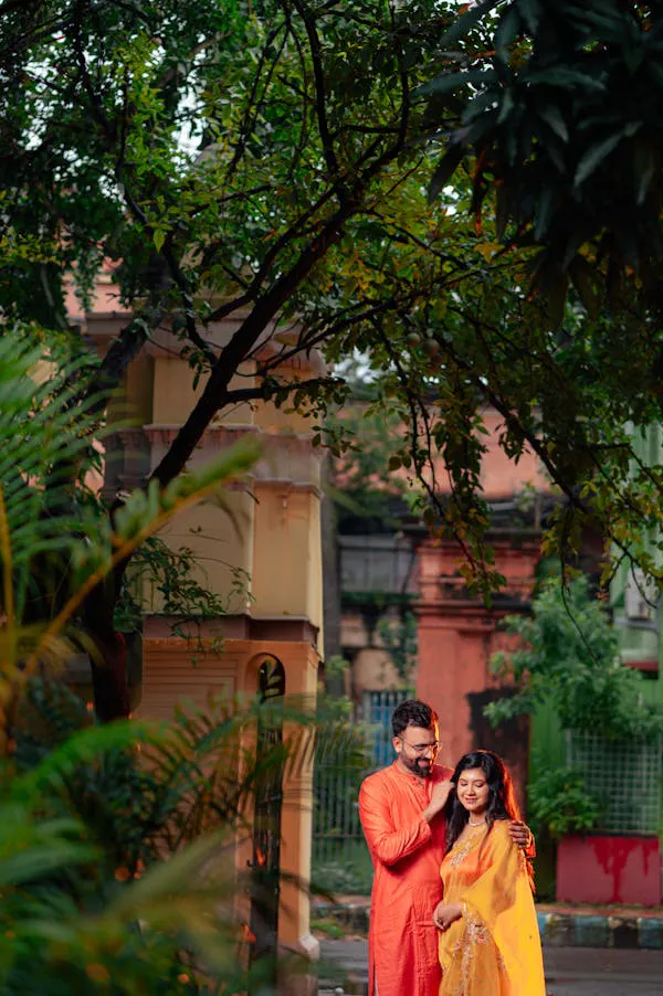 Pre wedding photography pose