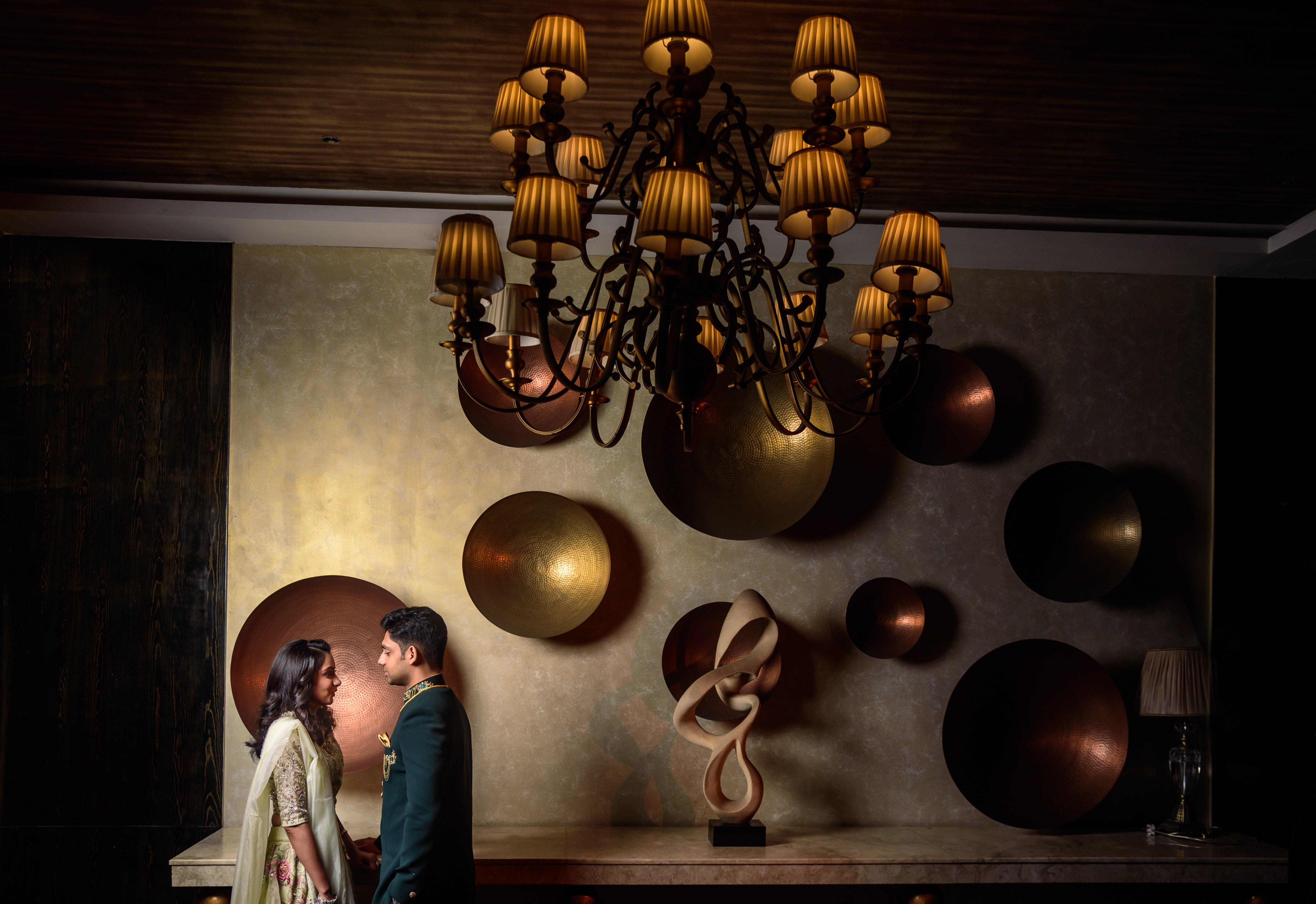 Indian engagement photoshoot poses