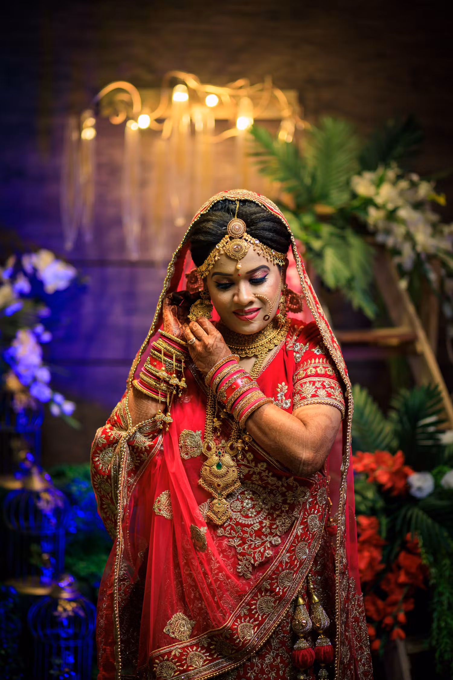 Fix Your Bridal Ornaments for Casual Unposed Candid!