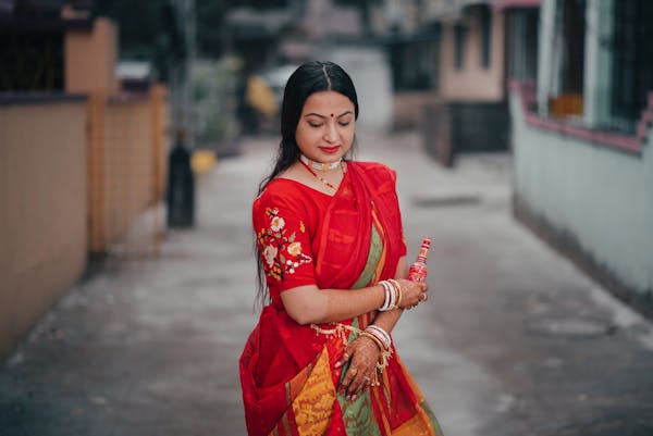 bridal photoshoot Bengali