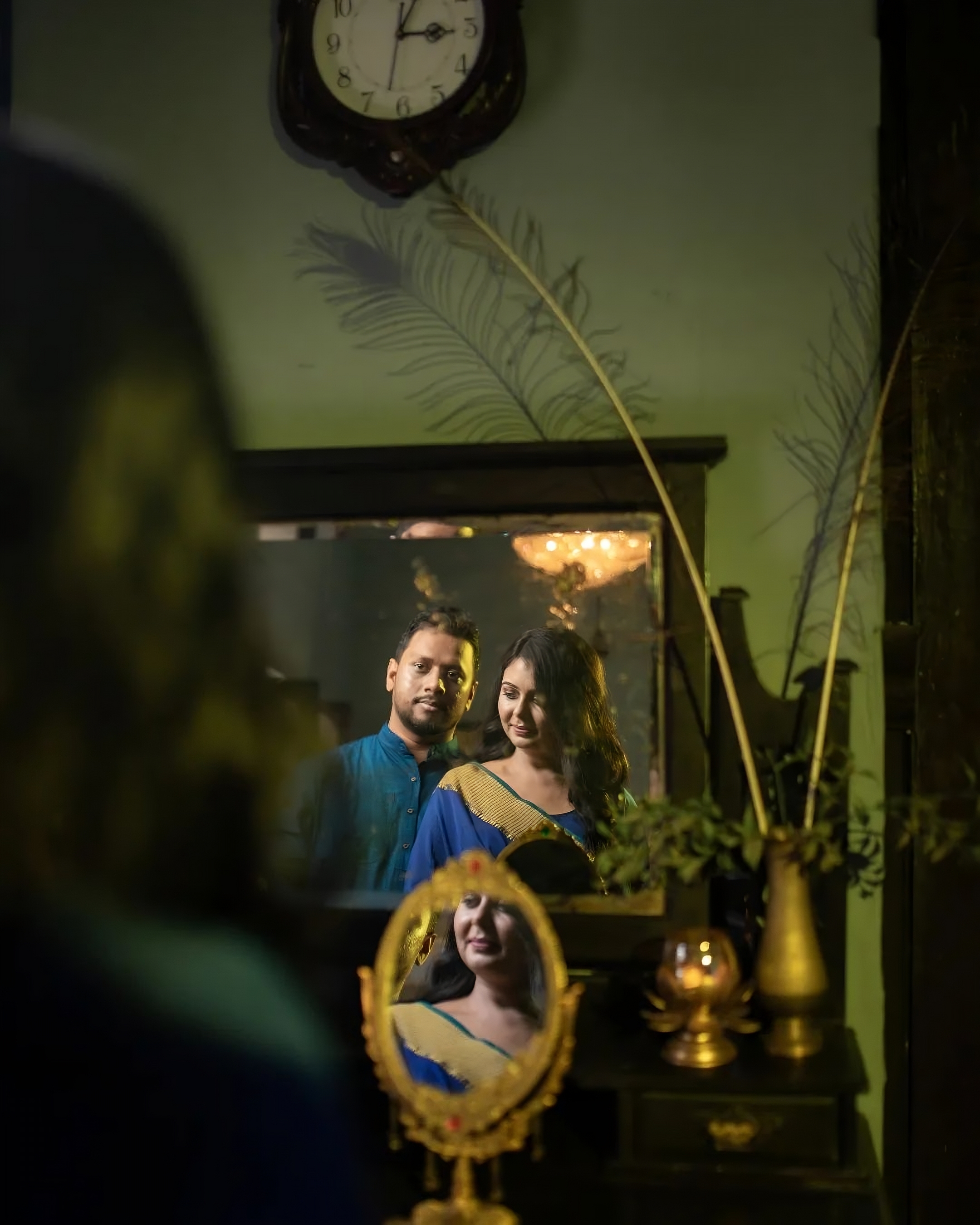 Capturing reflections of a couple image