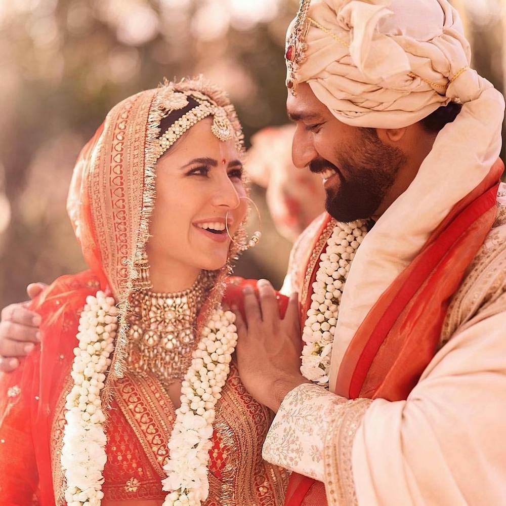 Sunkissed pic of Katrina Kaif and Vicky Kaushal's wedding