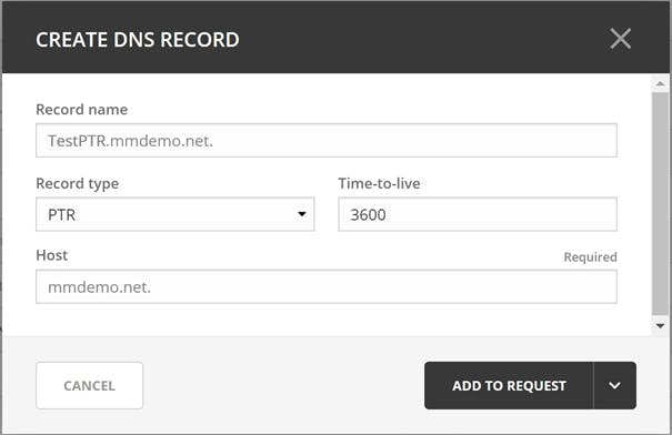 Create DNS Record