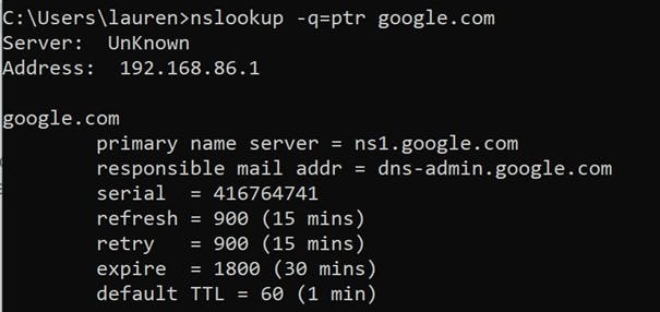 DNS Lookup