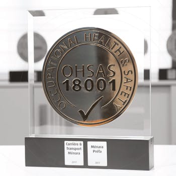 La certification OHSAS 18001 de la Ménara Holding